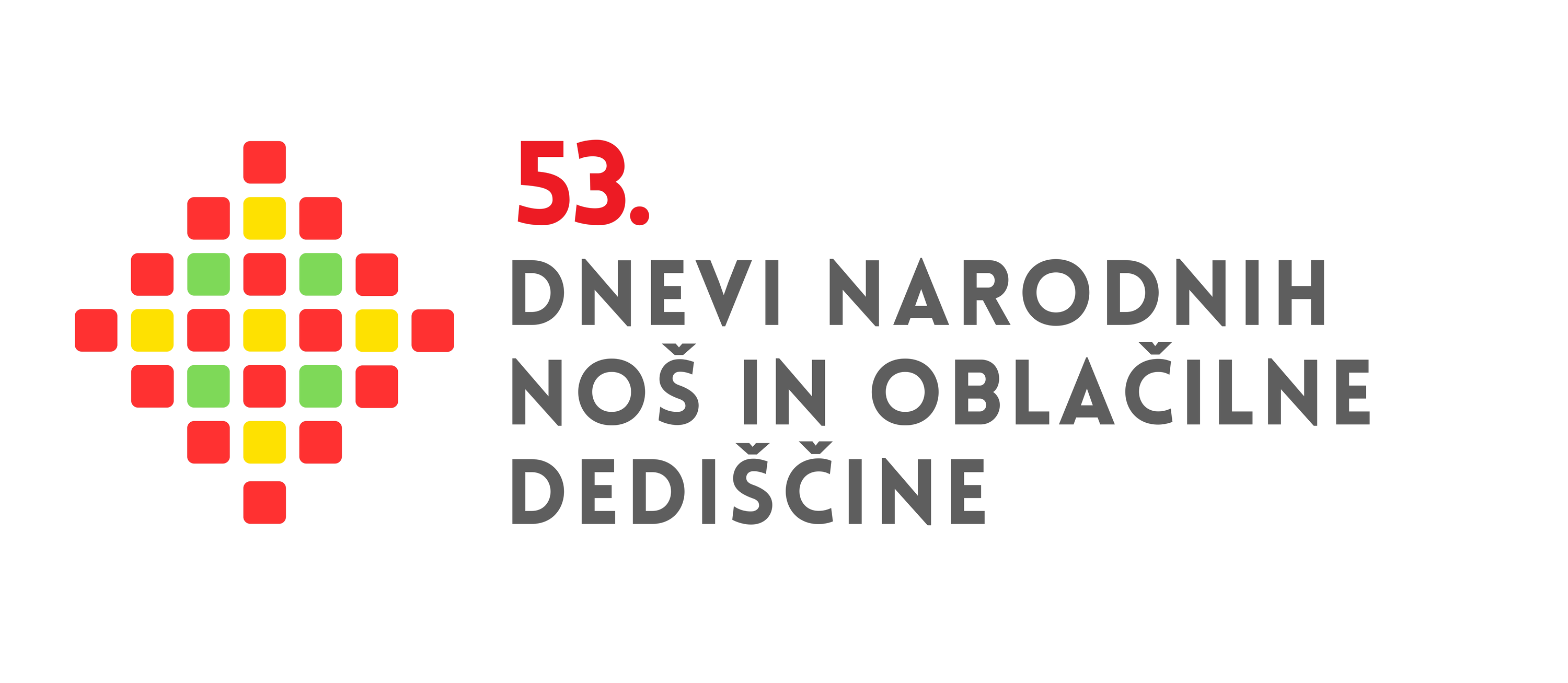 logotip Dnevi narodnih noš in oblačilne dediščine